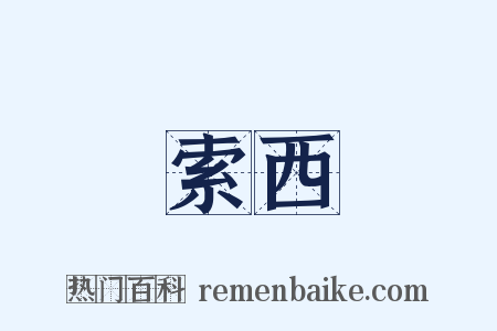 索西是什么意思的图片